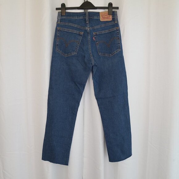 Levi's Wedgie Straight Jeans Sz 26 - Picture 3 of 8